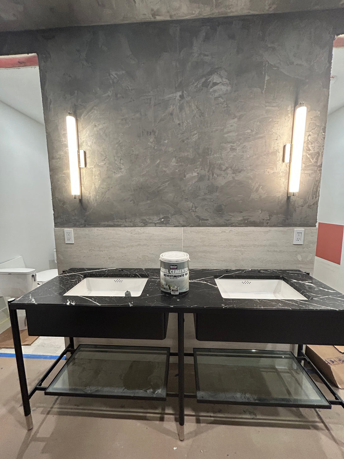 Cement Effect Wall Finish: A Modern cement Look for Bathrooms and Interior Walls
