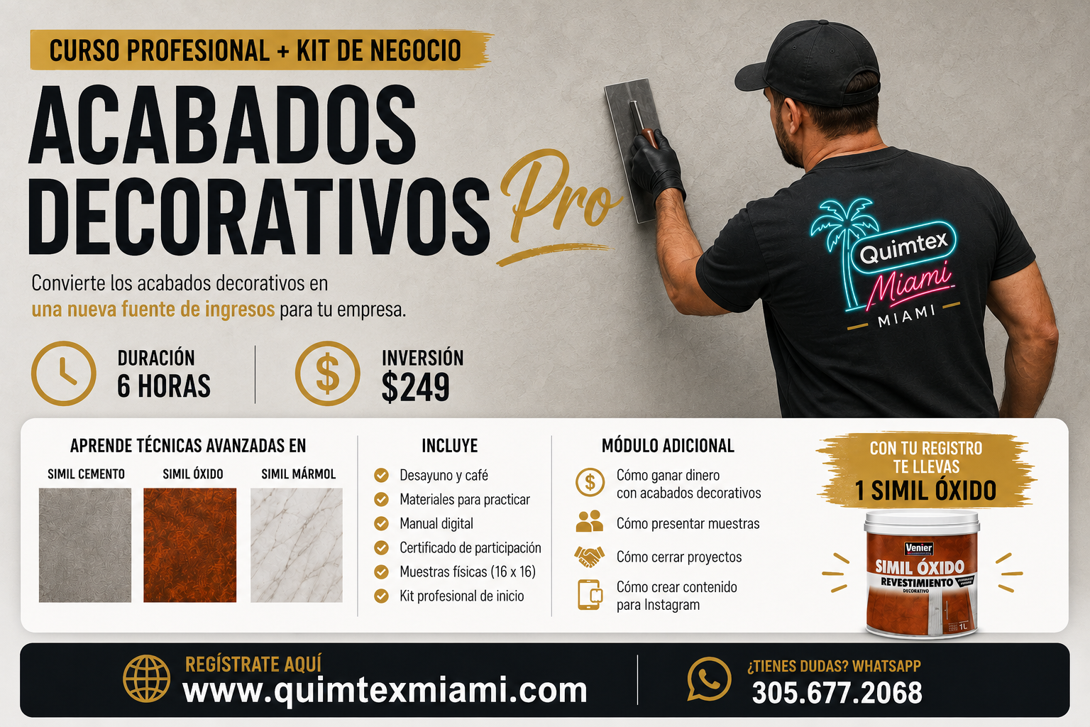 Curso: Acabados Decorativos PRO