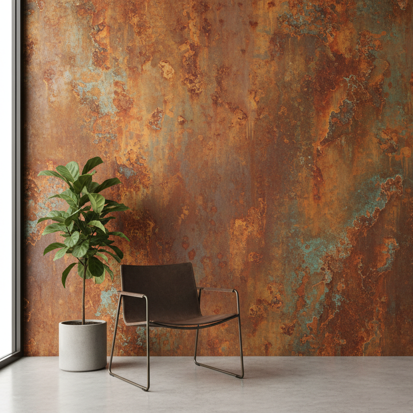 Simil Oxide wall covering